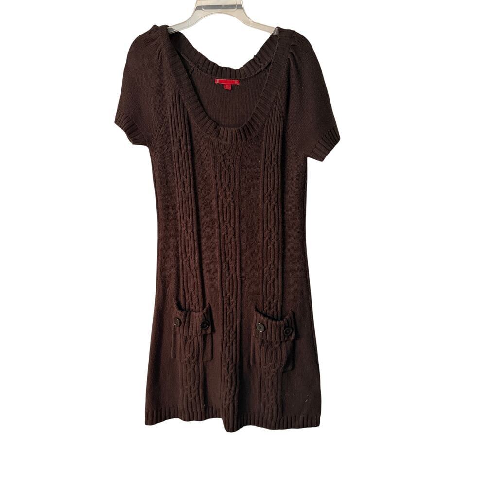 LIV Brown‎ Juniors XL Sweater Dress